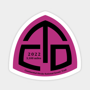 Continental Divide Trail Hangtag 2022 mileage Sticker